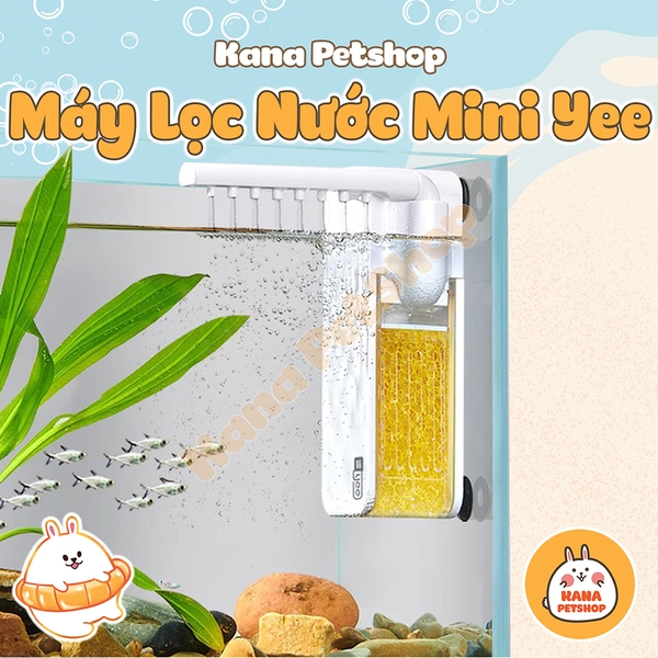 Máy Lọc Nước Hồ Cá Mini Đa Năng YEE 🐟 FREESHIP 🐟 Máy Lọc Siêu Êm Tạo Sóng Cho Hồ Cá Mini