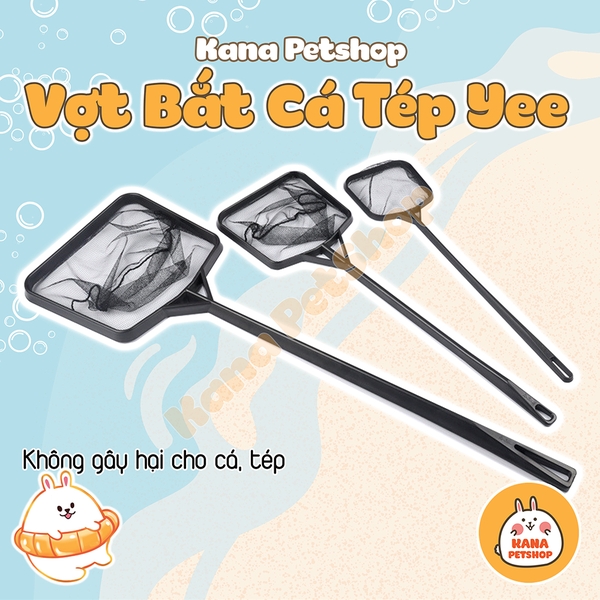 Vợt Bắt Cá Tép Lưới Vuông Chính Hãng Yee 🐟 FREESHIP 🐟 Vợt Nhựa ABS Bền Không Gây Hại Cho Cá,Tép Cảnh