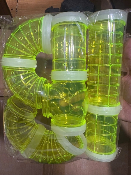Bộ Ống Nối Hamster 🐹FREESHIP🐹 Bộ Ống Chui 8 Ống Gắn Chuồng Cho Hamster Đồ Chơi Hamster