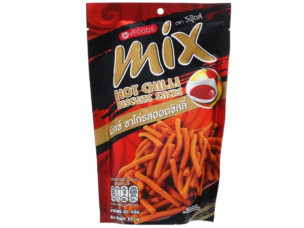 Bánh que Mix vị ớt cay gói 60g