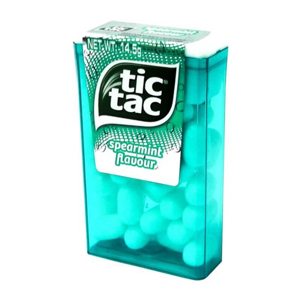 Kẹo Tic Tac hương bạc hà lục hộp 14.5g