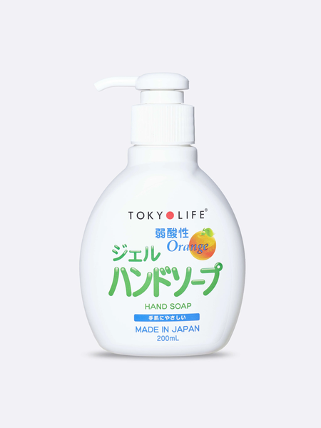 Nước rửa tay dạng gel hương cam Tokyo Life chai 200ml