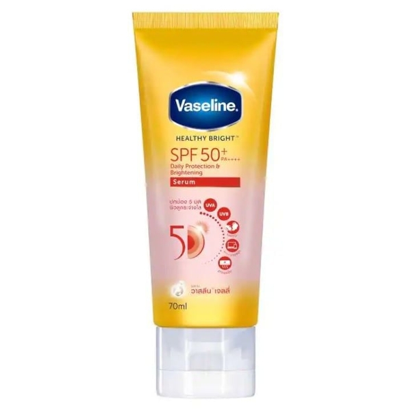 Serum Dưỡng Thể Vaseline 5D SPF50+ Bảo Vệ Da Sáng Khỏe 70ml