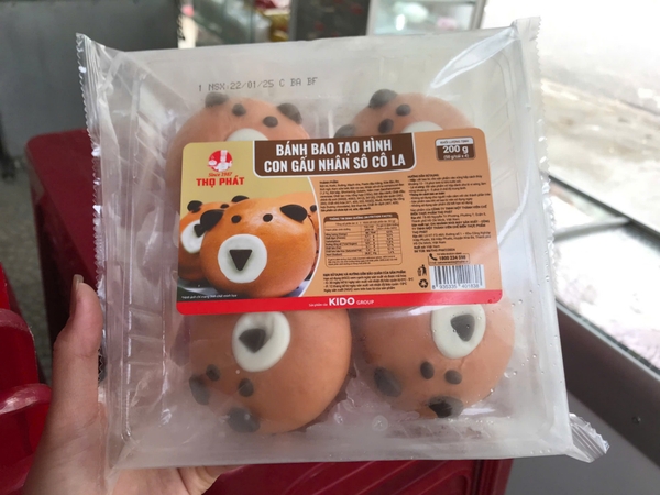 Bánh Bao Con Gấu Socola Thọ Phát 50g