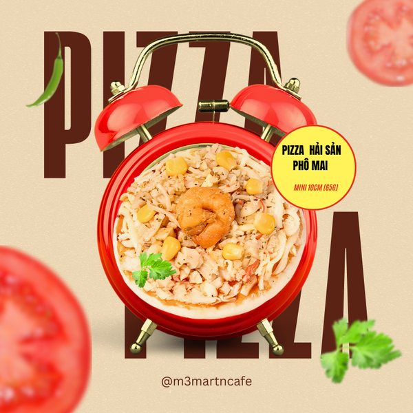 Pizza Mini (10cm) Hải Sản Phô Mai 65g