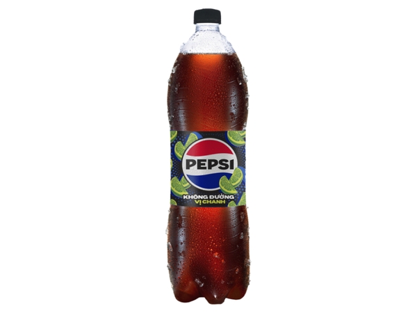 Nước ngọt Pepsi không calo vị chanh chai 1.5 lít