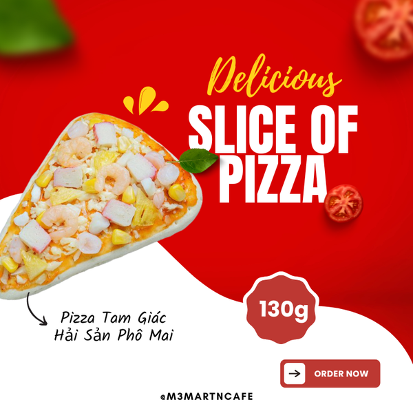 Pizza Tam Giác Hải Sản Phô Mai 130g