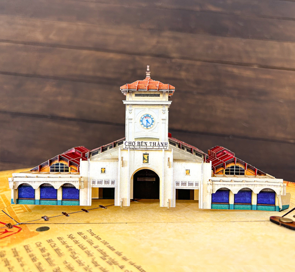Thiệp 3D Chợ Bến Thành