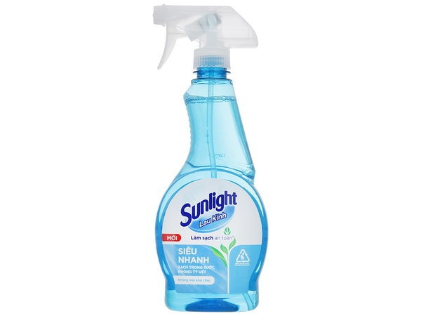 Nước lau kính siêu nhanh Sunlight chai 520ml