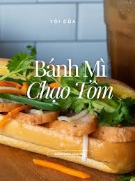 Bánh mì chạo tôm