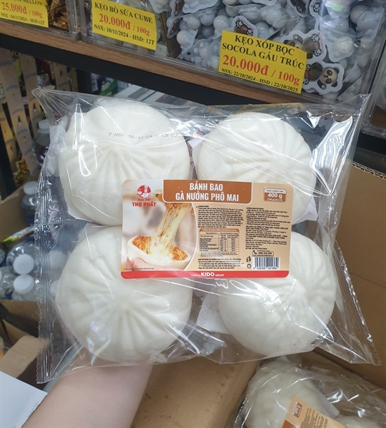 Bánh Bao Gà Nướng Phô Mai Thọ Phát 100g