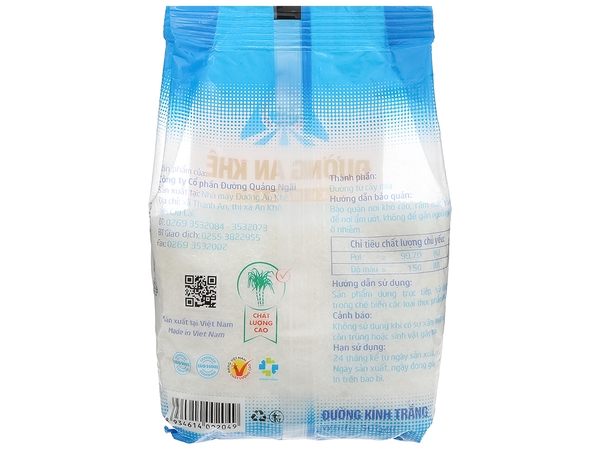 Đường kính trắng An Khê gói 500g