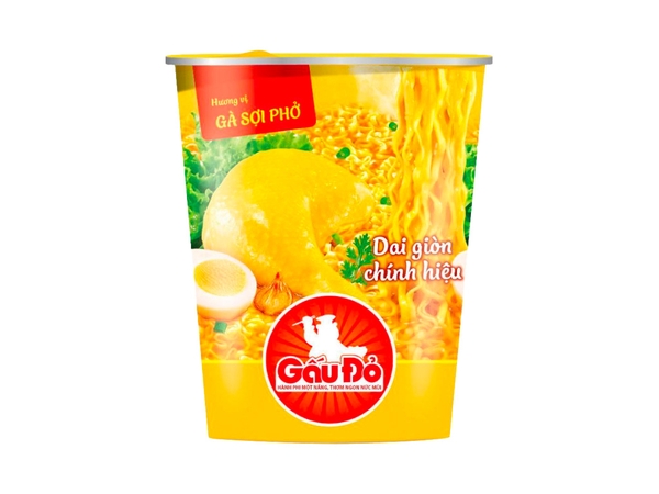 Mì Gấu Đỏ gà sợi phở ly 65g