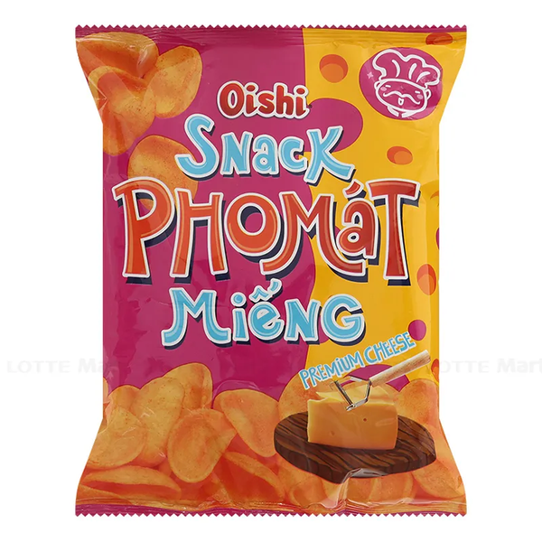 Snack phô mát miếng Oishi gói 110g