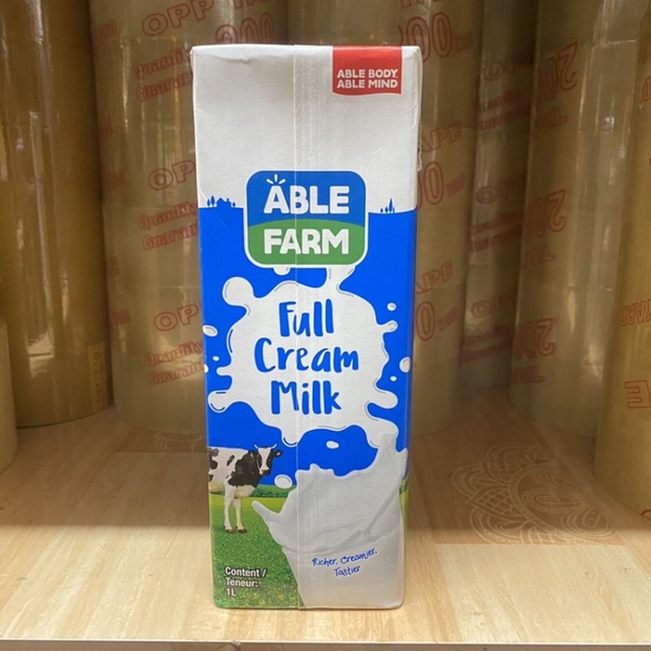 Sữa Nguyên Chất Tiệt Trùng Able Farm hộp 1L
