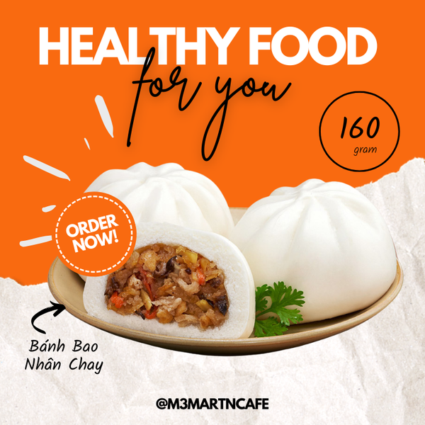 Bánh Bao Chay Đặc Biệt 160g
