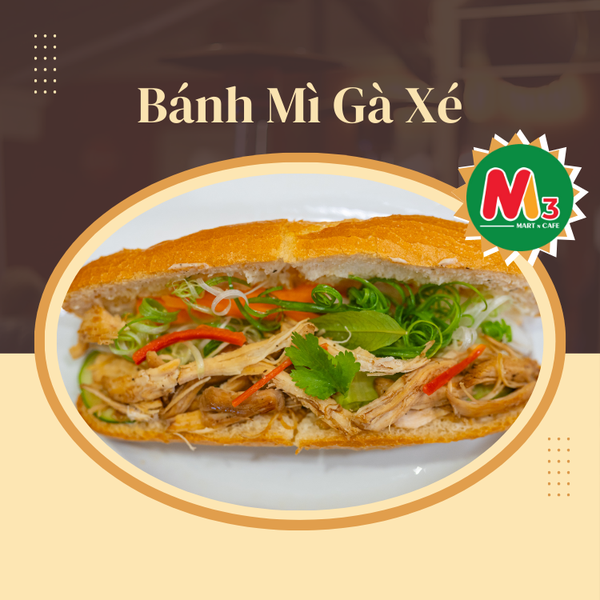 Bánh mì gà xé