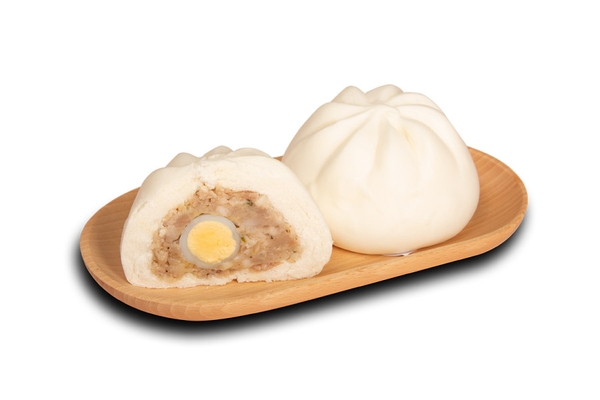 Bánh bao nhân thịt heo 1 trứng cút gói 140g