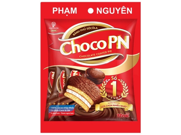 Bánh Choco PN socola kem gói 18g