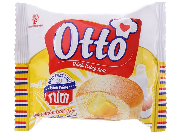 Bánh Trứng Tươi Nhân Kem Otto gói 35g