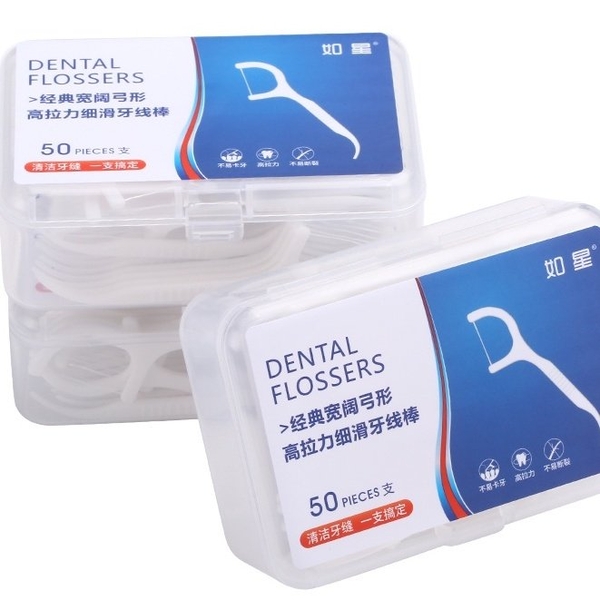 Tăm chỉ (Dental Flossers) nha khoa hộp 50 chiếc