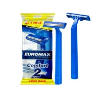 Dao Cạo Râu Euromax Xanh 5 Cây/Túi