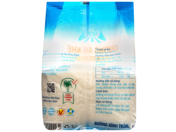 Đường kính trắng An Khê gói 1kg