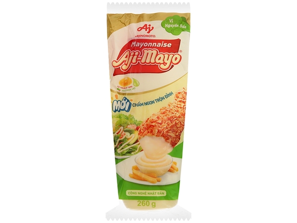 Xốt mayonnaise Ajinomoto Aji-mayo chua béo chai 260g