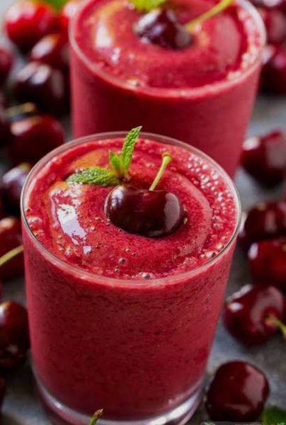 Sinh tố cherry + dâu