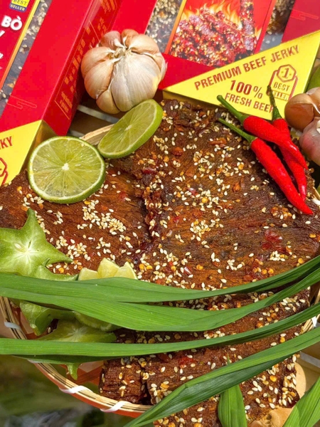 Khô bò cay tứ xuyên (14X25g) 350g