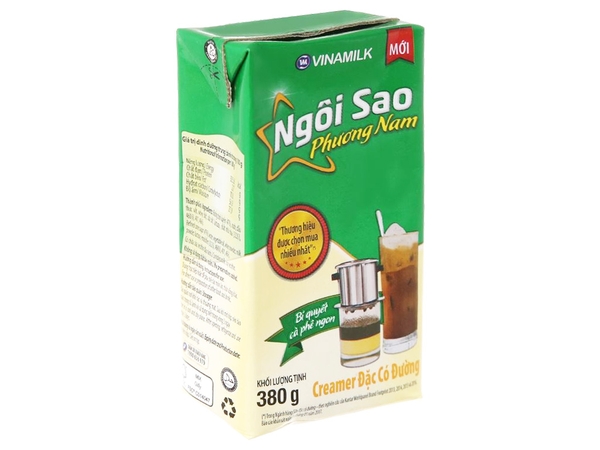 Sữa đặc Ngôi Sao Phương Nam Nhãn xanh lá 380g