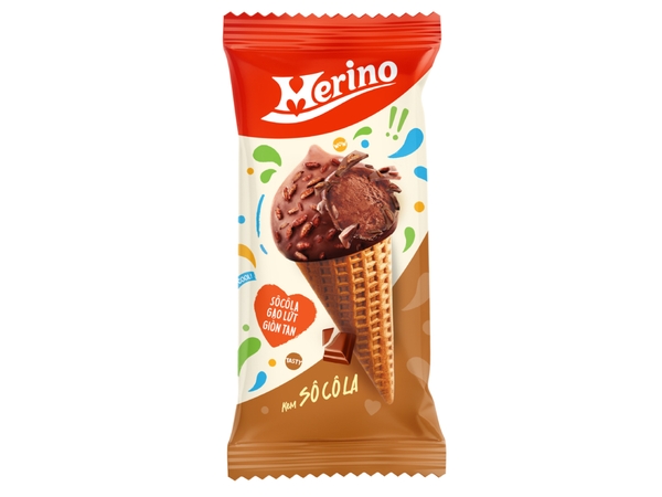 Kem ốc quế  sô cô la Merino Super Teen 60g