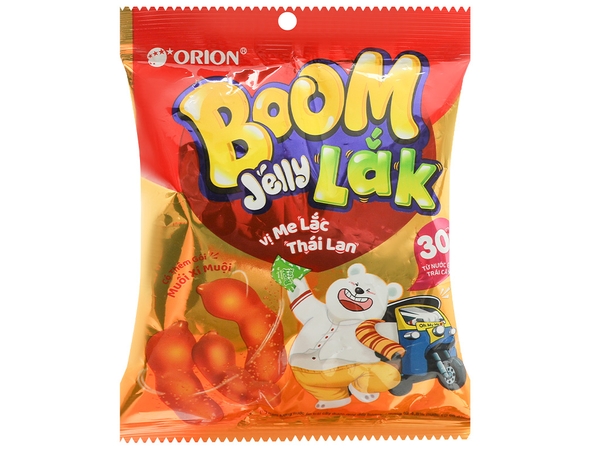 Kẹo dẻo vị me lắc Thái Lan Orion Boom Jelly gói 25g
