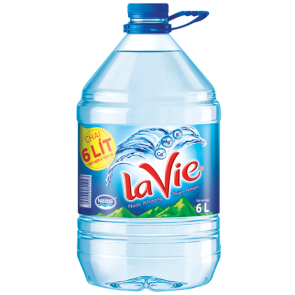 Nước suối tinh khiết La Vie chai 5L