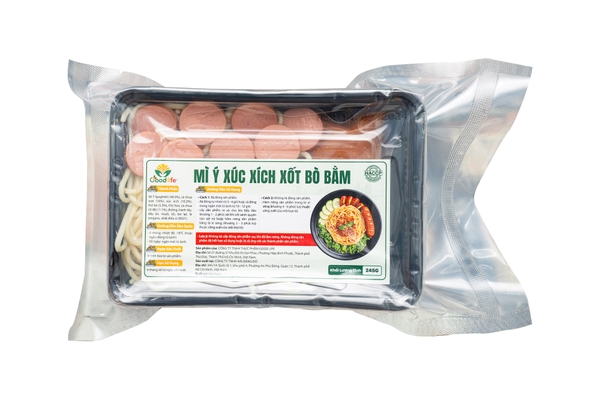 Mì ý Sốt Bò Bằm Xúc Xích 245g Box