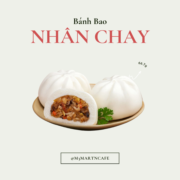 Bánh Bao Nhân Chay gói 66.7g