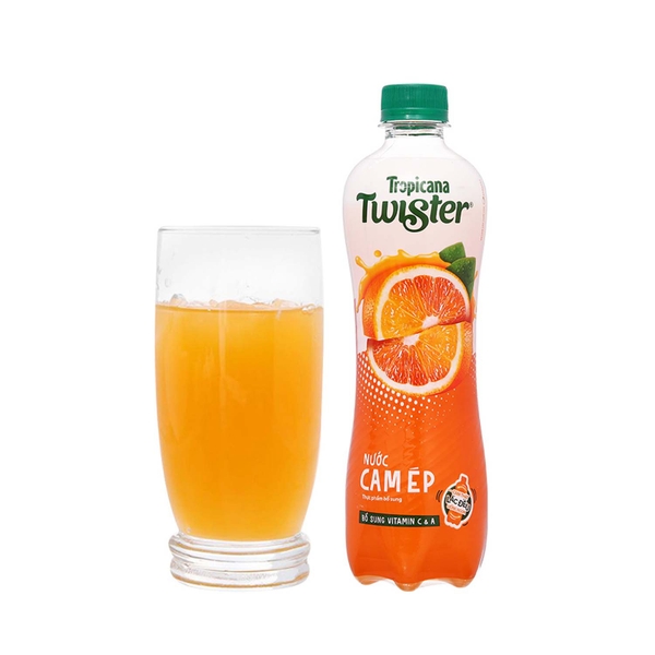 Nước Cam Ép Twister chai 450ml