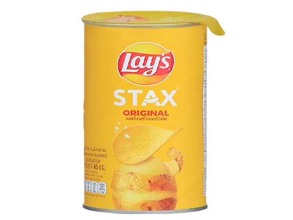 Snack khoai tây vị tự nhiên Lay's Stax lon 42g
