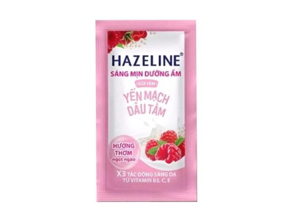 Sữa tắm sáng mịn Hazeline yến mạch dâu tằm gói 6ml