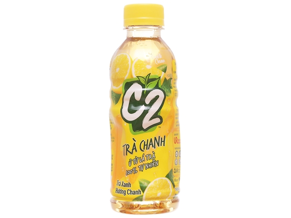 Trà xanh C2 hương chanh chai 225ml