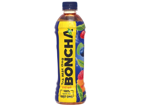 Trà mật ong Boncha vị việt quất chai 450ml