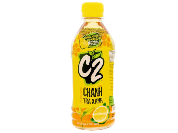 Trà xanh C2 hương chanh chai 360ml