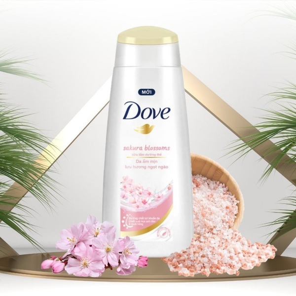 Sữa Tắm Dưỡng Thể Dove Sakura Blossoms chai 200g