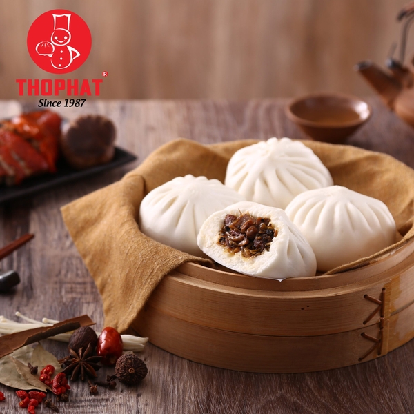 Bánh Bao Vịt Quay Sốt Tiêu Đen Thọ Phát 70g