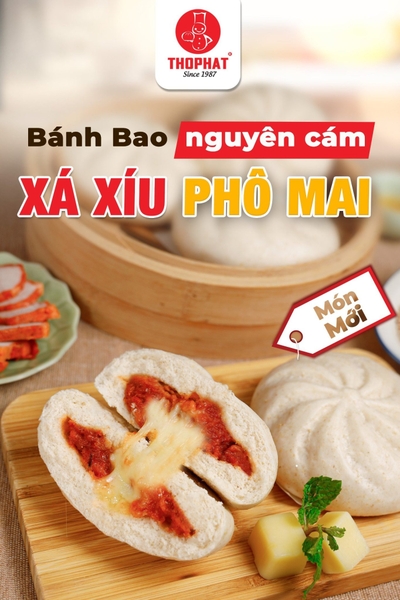 Bánh Bao Xúc Xích Phô Mai Thọ Phát 100g