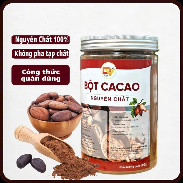 Bột CaCao Nguyên Chất 500g