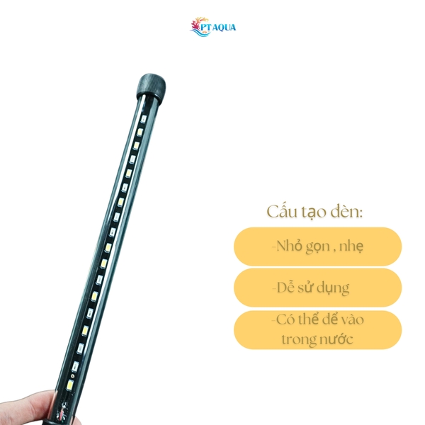 Đèn bể cá RGB CHÌM ĐỔI MÀU 3 chế độ sáng dành cho hồ cá cảnh