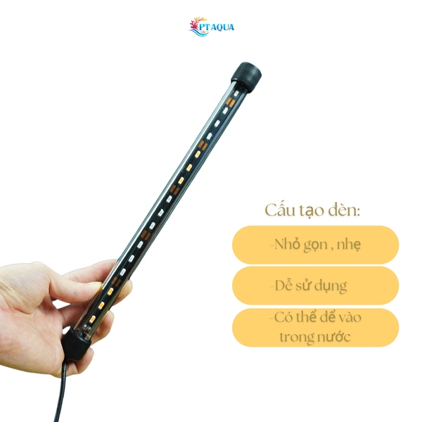 Đèn bể cá CHÌM 3 MÀU dành cho hồ cá cảnh