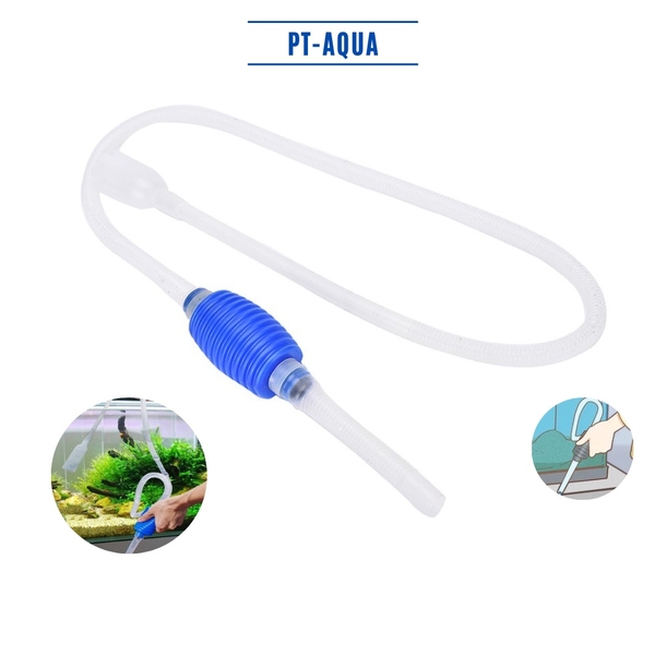 Bơm tay thay nước hồ cá