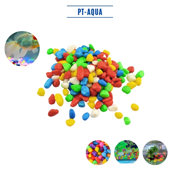 Sỏi màu trang trí bể cá cảnh 200g